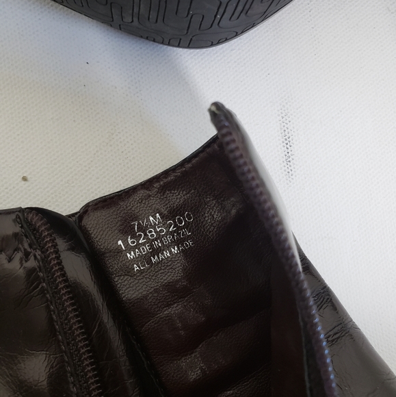 FRANCO SARTO Brown Pointed Toe Booties Size 7.5 - Picture 8 of 8